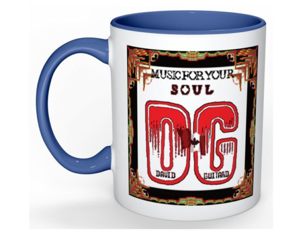 DG Blue Coffee Mug Music For Your Soul - DG